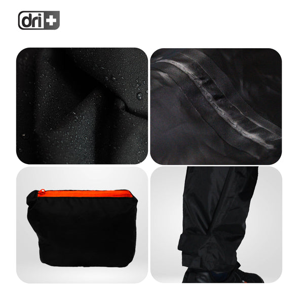 Dri Plus Unisex Lightweight Quick Dry Water Resistant Rain Gear Trouser DMGP2401