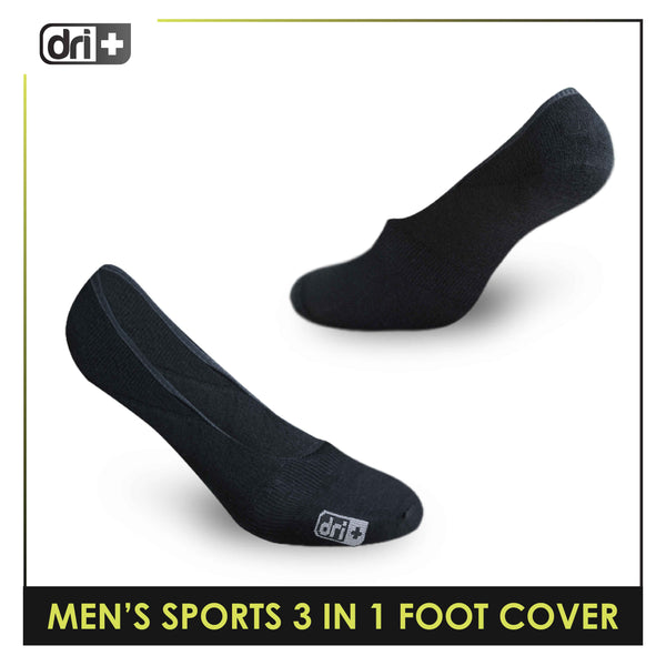 Dri Plus Men's Thick Sports Foot Cover Socks 3 pairs in a pack DMSFG2