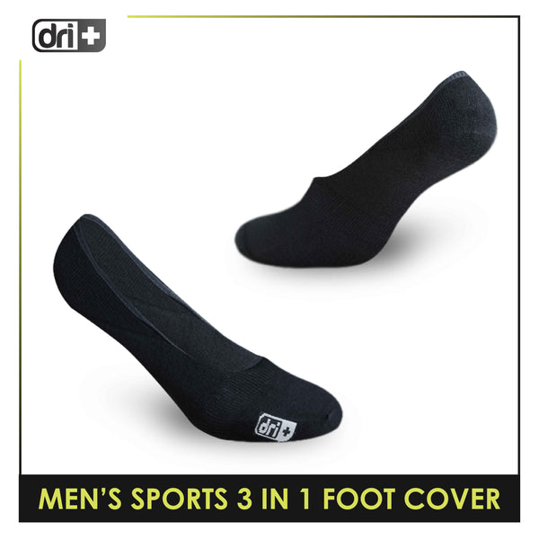 Dri Plus Men's Thick Sports Foot Cover Socks 3 pairs in a pack DMSFG2