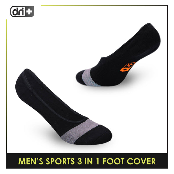 Dri Plus Men's Thick Sports Foot Cover Socks 3 pairs in a pack DMSFG3