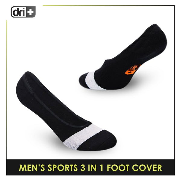 Dri Plus Men's Thick Sports Foot Cover Socks 3 pairs in a pack DMSFG3