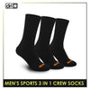 Dri Plus Men's Thick Sports Crew Socks 3 pairs in a pack DMSKG19