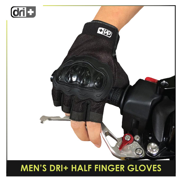 Dri Plus ODMGLOV1 Half Finger Gloves 1 Pair (4838395379817)