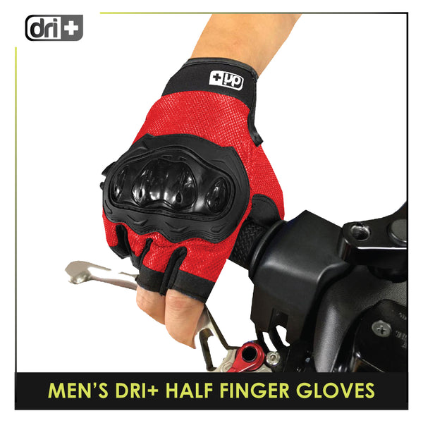 Dri Plus ODMGLOV1 Half Finger Gloves 1 Pair (4838395379817)