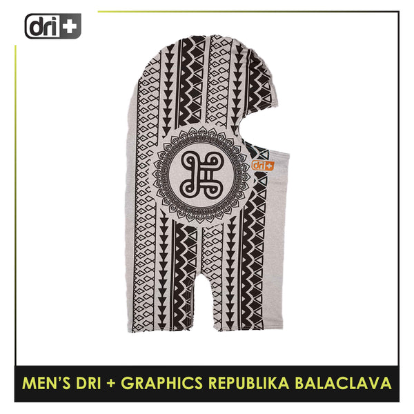 Dri Plus Men's Republika Series Washable Multi-Functional Moisture Wicking Balaclava 1 pc DMREPUBALA1201 (6650014892137)