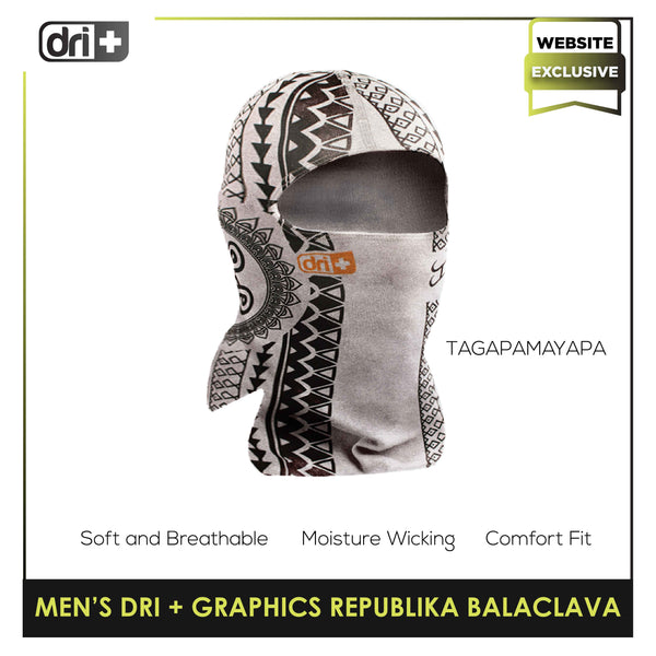 Dri Plus Men's Republika Series Washable Multi-Functional Moisture Wicking Balaclava 1 pc DMREPUBALA1201 (6650014892137)
