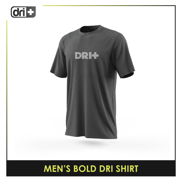 Dri Plus Men's Sweat Wicking and Odor Free Quick Dri Shirt 1 piece DUMSR3102