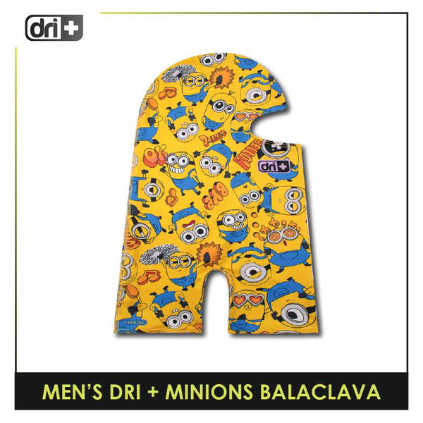 Dri Plus Men's Minions Washable Multi-Functional Moisture Wicking Balaclava 1 piece DMBALAM1402