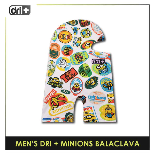 Dri Plus Men's Minions Washable Multi-Functional Moisture Wicking Balaclava 1 piece DMBALAM1402