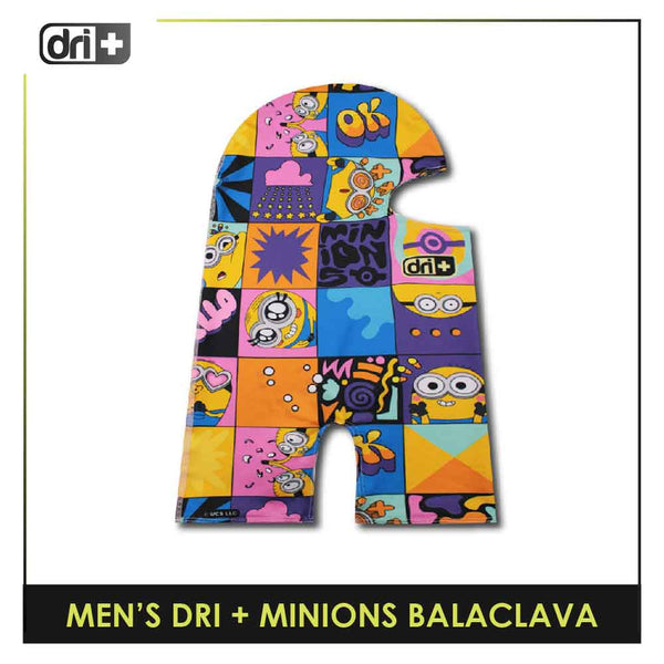 Dri Plus Men's Minions Washable Multi-Functional Moisture Wicking Balaclava 1 piece DMBALAM1402