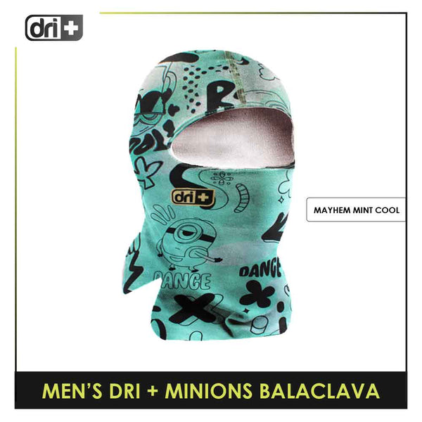 Dri Plus Men's Minions Washable Multi-Functional Moisture Wicking Balaclava 1 piece DMBALAM1402