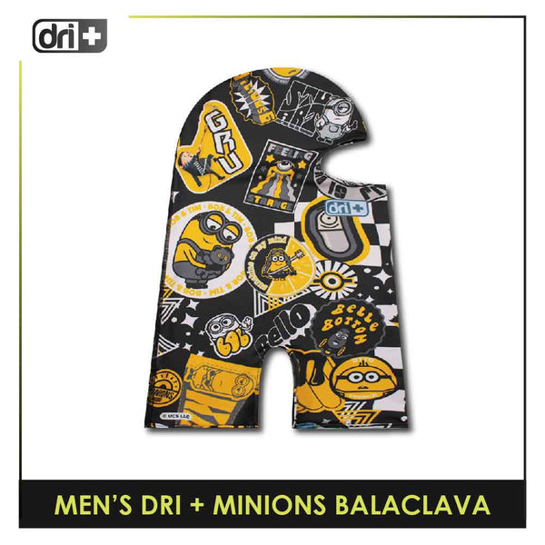 Dri Plus Men's Minions Washable Multi-Functional Moisture Wicking Balaclava 1 piece DMBALAM1402