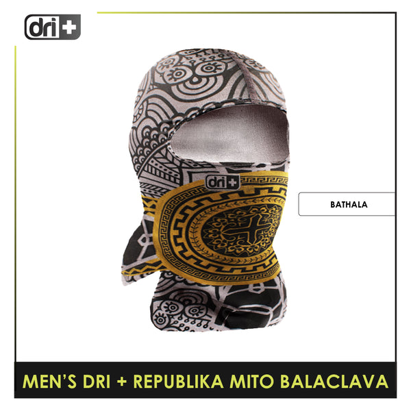 Dri Plus Men's Republika Mito Washable Multi-Functional Moisture Wicking Balaclava 1 piece DMBRM2301
