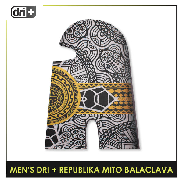 Dri Plus Men's Republika Mito Washable Multi-Functional Moisture Wicking Balaclava 1 piece DMBRM2301