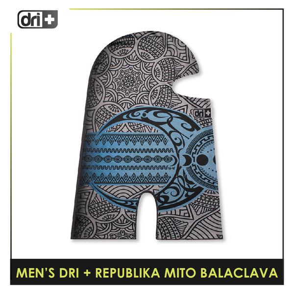 Dri Plus Men's Republika Mito Washable Multi-Functional Moisture Wicking Balaclava 1 piece DMBRM2301