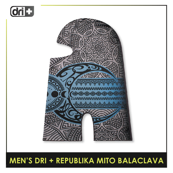 Dri Plus Men's Republika Mito Washable Multi-Functional Moisture Wicking Balaclava 1 piece DMBRM2301