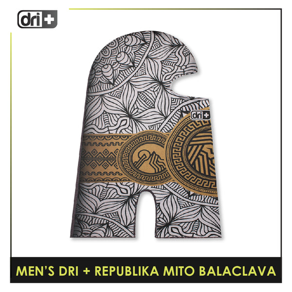 Dri Plus Men's Republika Mito Washable Multi-Functional Moisture Wicking Balaclava 1 piece DMBRM2301