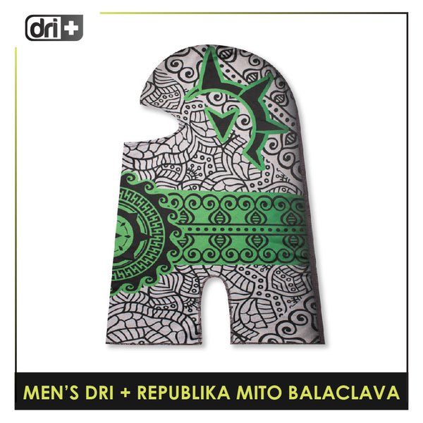 Dri Plus Men's Republika Mito Washable Multi-Functional Moisture Wicking Balaclava 1 piece DMBRM2301