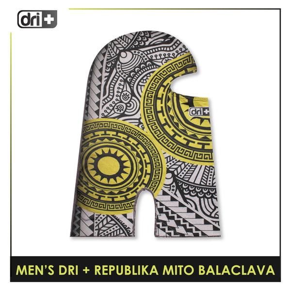 Dri Plus Men's Republika Mito Washable Multi-Functional Moisture Wicking Balaclava 1 piece DMBRM2301