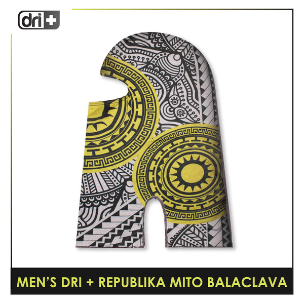 Dri Plus Men's Republika Mito Washable Multi-Functional Moisture Wicking Balaclava 1 piece DMBRM2301