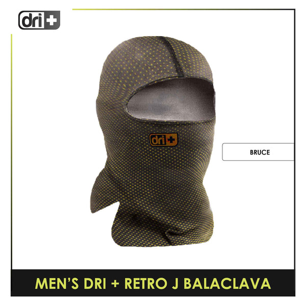 Dri Plus Men's Retro J Washable Multi-Functional Moisture Wicking Balaclava 1 piece DUMBRJ2201