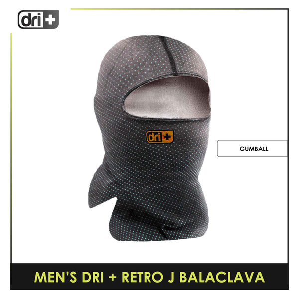 Dri Plus Men's Retro J Washable Multi-Functional Moisture Wicking Balaclava 1 piece DUMBRJ2201