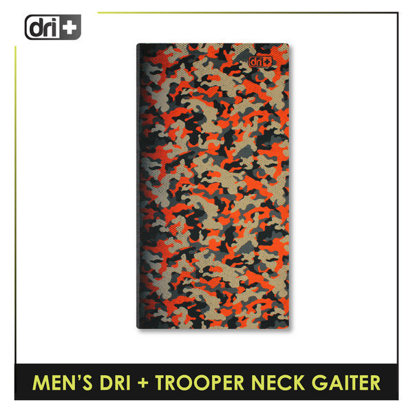 Dri Plus Men's Army Trooper Washable Multi-Functional Moisture Wicking Neck Gaiter 1 piece DMNAT2401