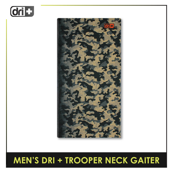 Dri Plus Men's Army Trooper Washable Multi-Functional Moisture Wicking Neck Gaiter 1 piece DMNAT2401