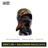 Dri Plus Men's Halloween Washable Multi-Functional Moisture Wicking Balaclava 1 piece DMBALAREP01