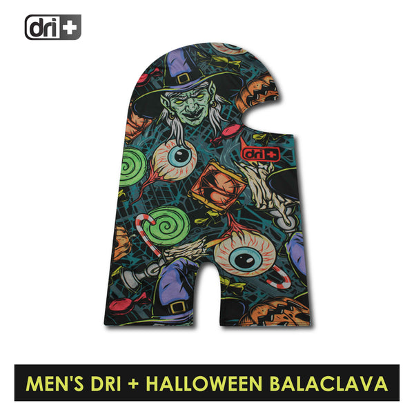 Dri Plus Men's Halloween Washable Multi-Functional Moisture Wicking Balaclava 1 piece DMBALAREP01