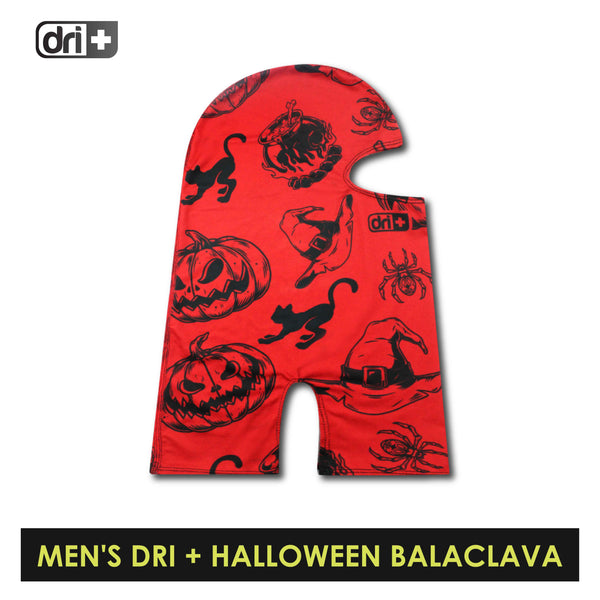 Dri Plus Men's Halloween Washable Multi-Functional Moisture Wicking Balaclava 1 piece DMBALAREP01