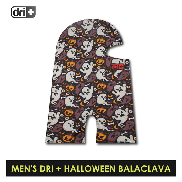 Dri Plus Men's Halloween Washable Multi-Functional Moisture Wicking Balaclava 1 piece DMBALAREP01