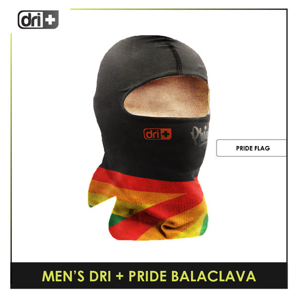 Dri Plus Men's Pride Washable Multi-Functional Moisture Wicking Balaclava 1 piece DMBP2301