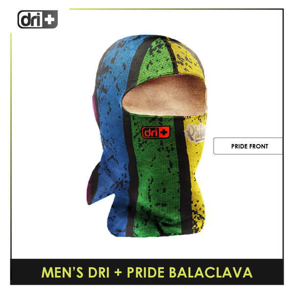Dri Plus Men's Pride Washable Multi-Functional Moisture Wicking Balaclava 1 piece DMBP2301