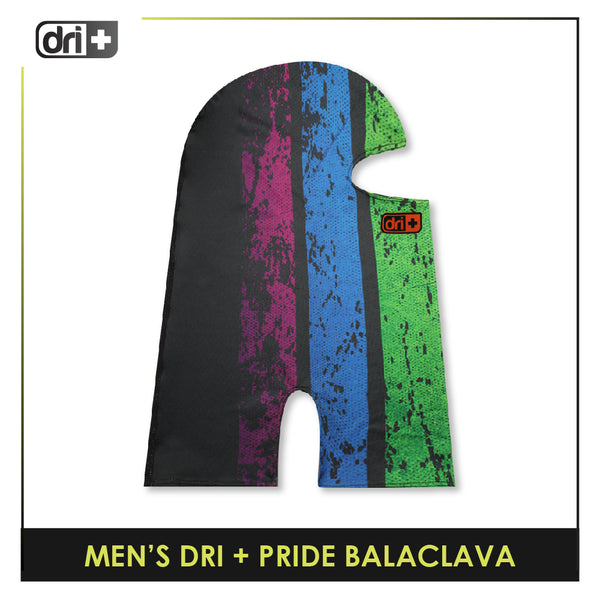 Dri Plus Men's Pride Washable Multi-Functional Moisture Wicking Balaclava 1 piece DMBP2301