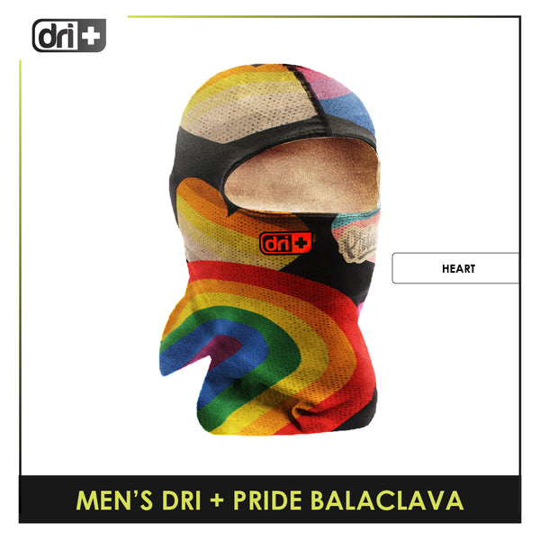 Dri Plus Men's Pride Washable Multi-Functional Moisture Wicking Balaclava 1 piece DMBP2301