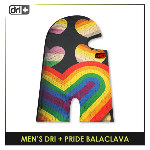 Dri Plus Men's Pride Washable Multi-Functional Moisture Wicking Balaclava 1 piece DMBP2301