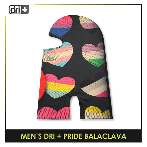 Dri Plus Men's Pride Washable Multi-Functional Moisture Wicking Balaclava 1 piece DMBP2301