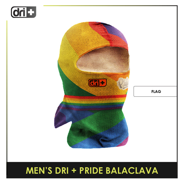 Dri Plus Men's Pride Washable Multi-Functional Moisture Wicking Balaclava 1 piece DMBP2301