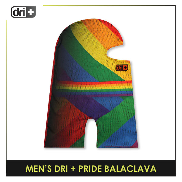 Dri Plus Men's Pride Washable Multi-Functional Moisture Wicking Balaclava 1 piece DMBP2301