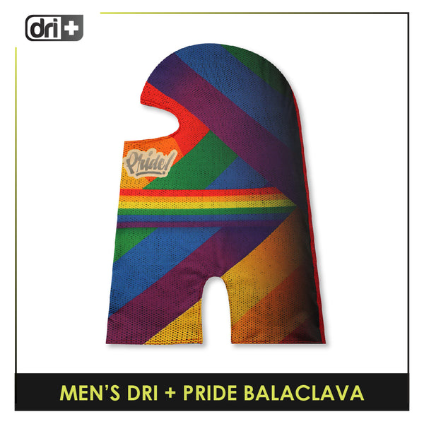 Dri Plus Men's Pride Washable Multi-Functional Moisture Wicking Balaclava 1 piece DMBP2301