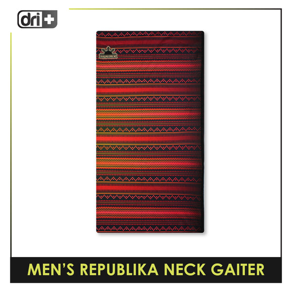Dri Plus Men's Republika Washable Multi-Functional Moisture Wicking Neck Gaiter 1 piece DMNR3101