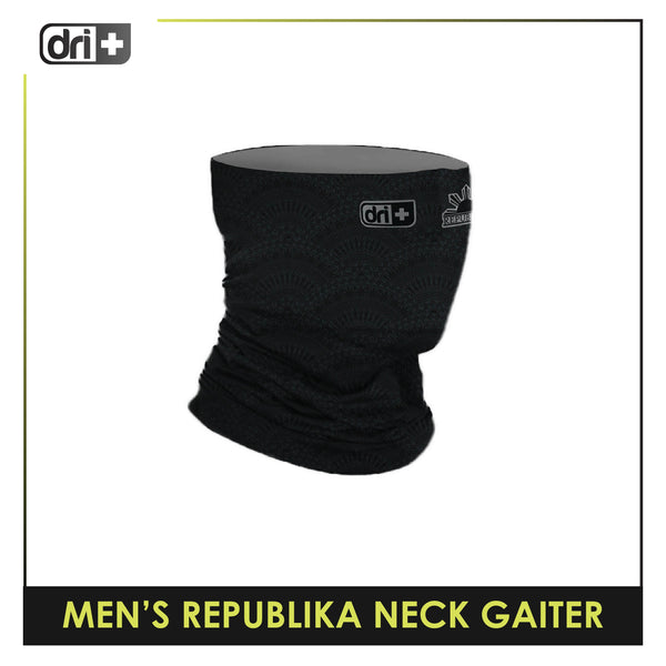 Dri Plus Men's Republika Washable Multi-Functional Moisture Wicking Neck Gaiter 1 piece DMNR3101
