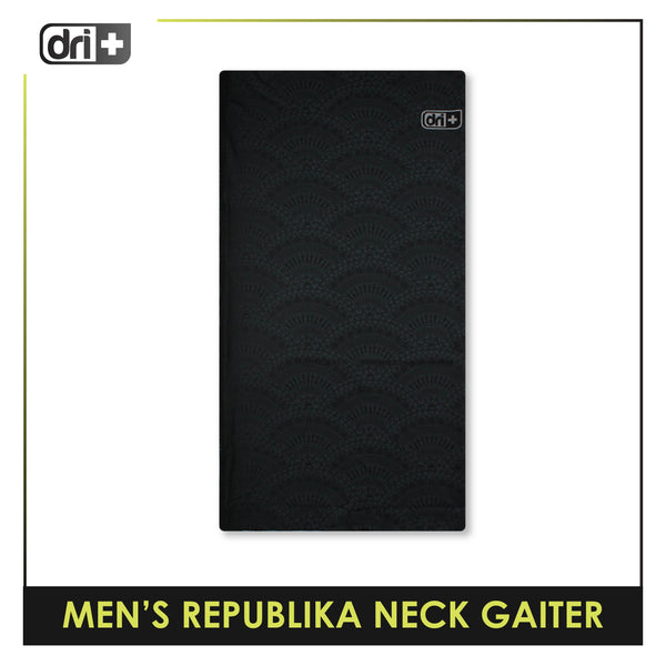 Dri Plus Men's Republika Washable Multi-Functional Moisture Wicking Neck Gaiter 1 piece DMNR3101