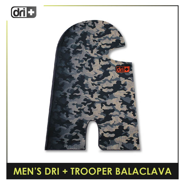 Dri Plus Men's Army Trooper Series Washable Multi-Functional Moisture Wicking Balaclava 1 piece DMBAT2401