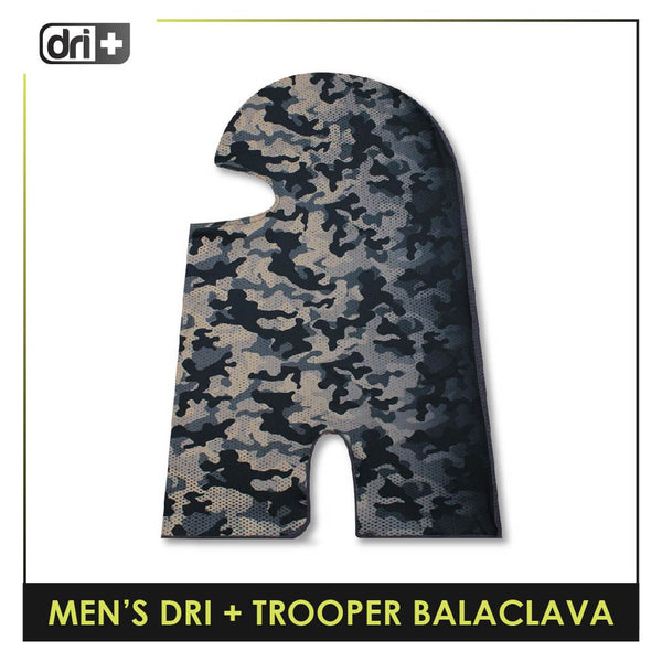 Dri Plus Men's Army Trooper Series Washable Multi-Functional Moisture Wicking Balaclava 1 piece DMBAT2401