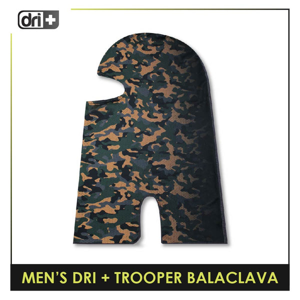 Dri Plus Men's Army Trooper Series Washable Multi-Functional Moisture Wicking Balaclava 1 piece DMBAT2401
