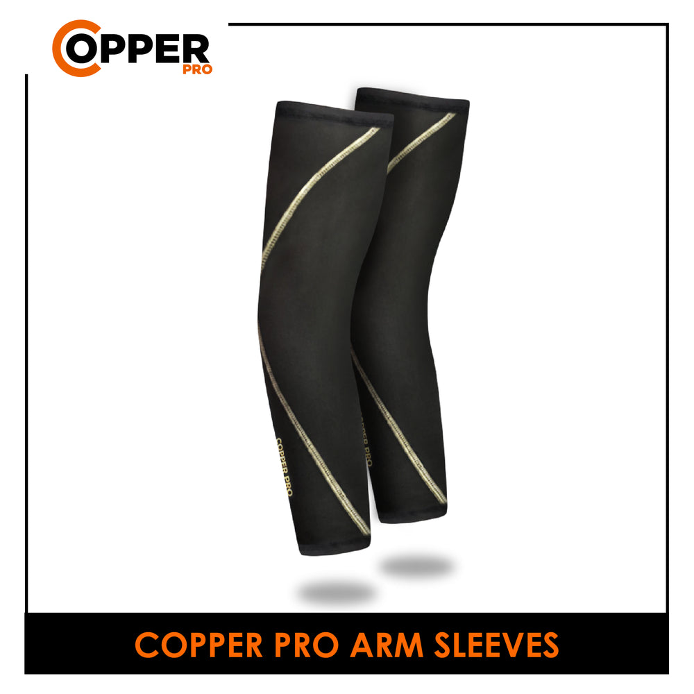 Burlington Unisex' Copper Pro Antimicrobial Arm Sleeves 1 pair CPBMAW1201/CPBLAW1201