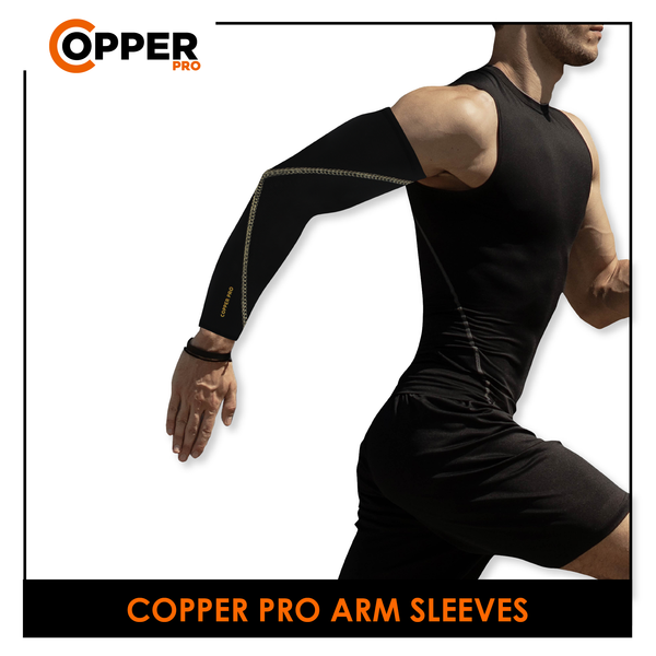 Burlington Unisex' Copper Pro Antimicrobial Arm Sleeves 1 pair CPBMAW1201/CPBLAW1201 (6659579314281)