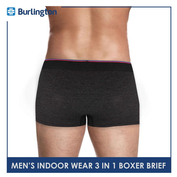 Burlington 3in1 Men's Boxer Brief Cotton Classics Underwear GTMBBVG0401 (6658948005993)